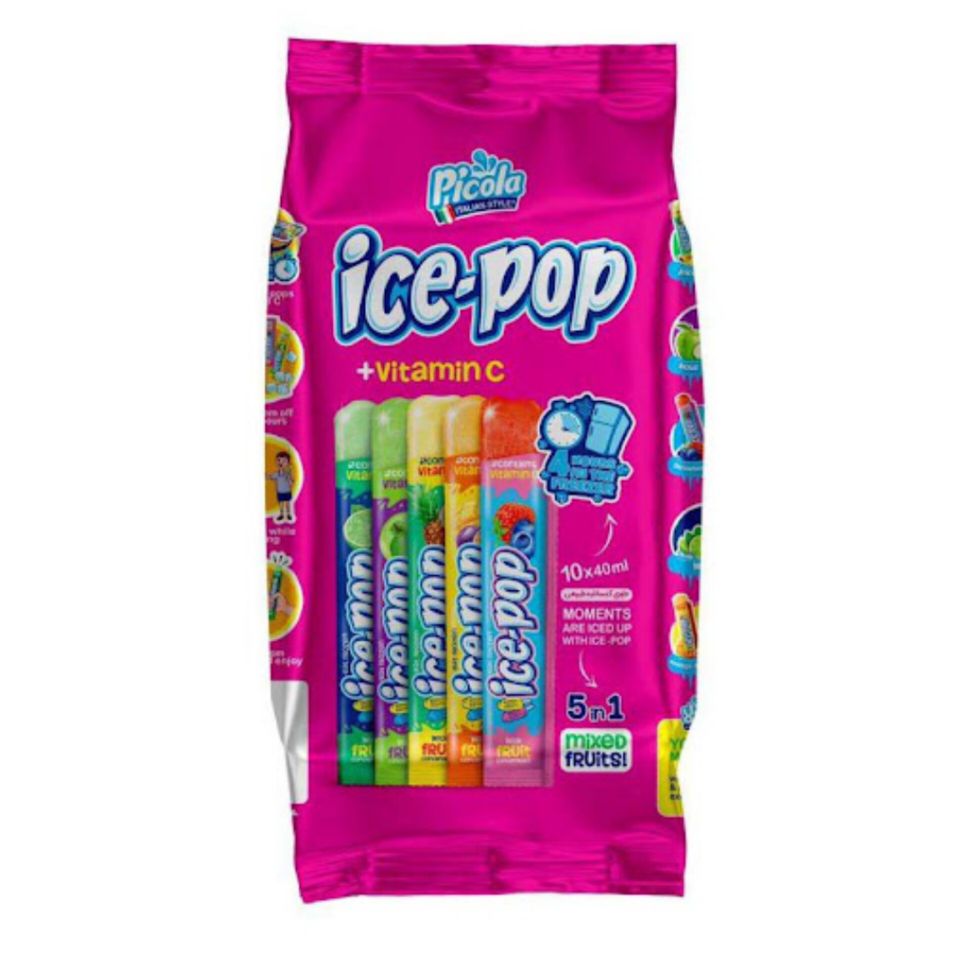 یخمک میوه ای ایس پاپ پیکولا بسته ۱۰ عددی ice pop picola