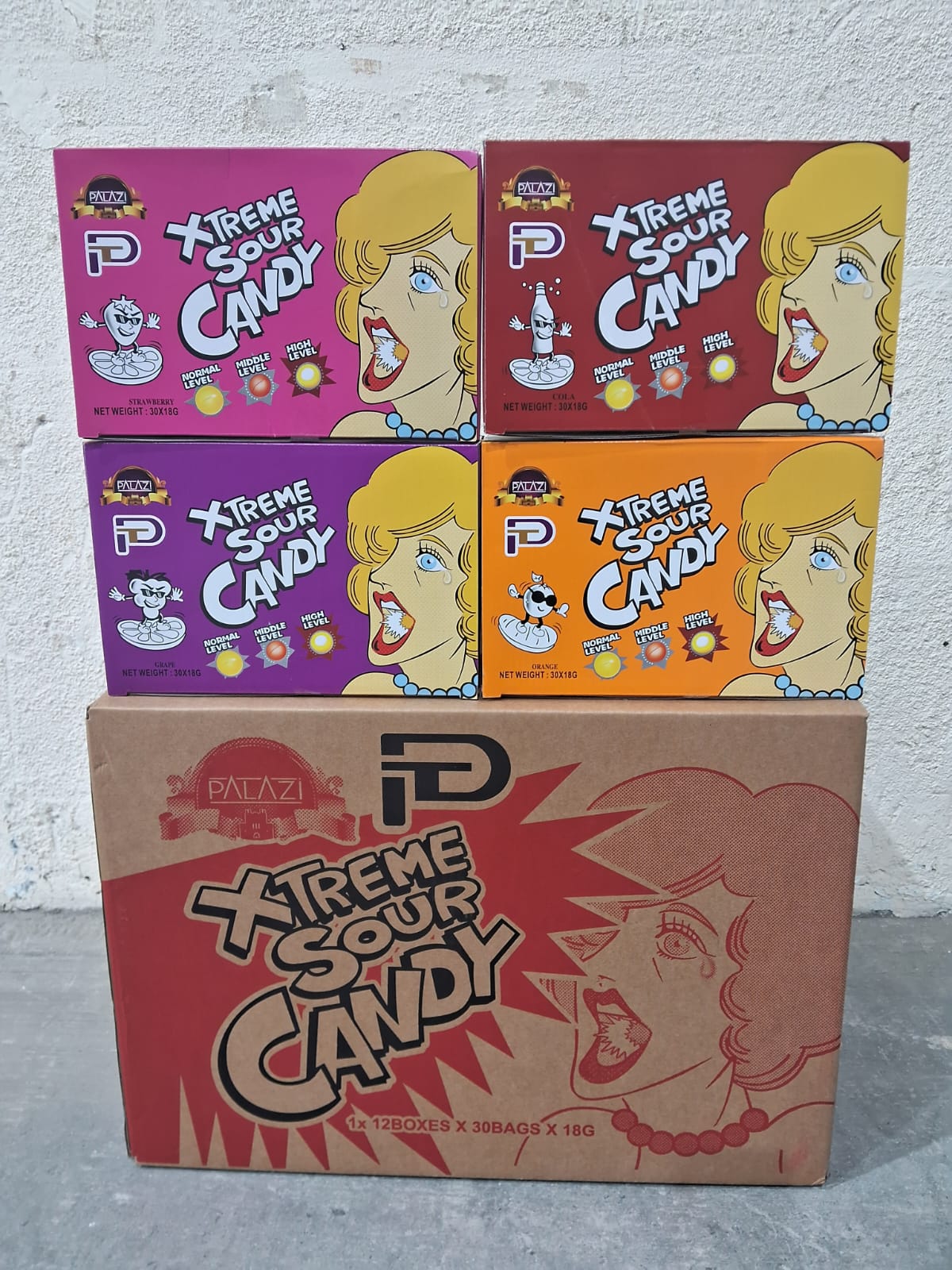 ابنبات ترش پالازی بسته ۳۰ عددی palazi