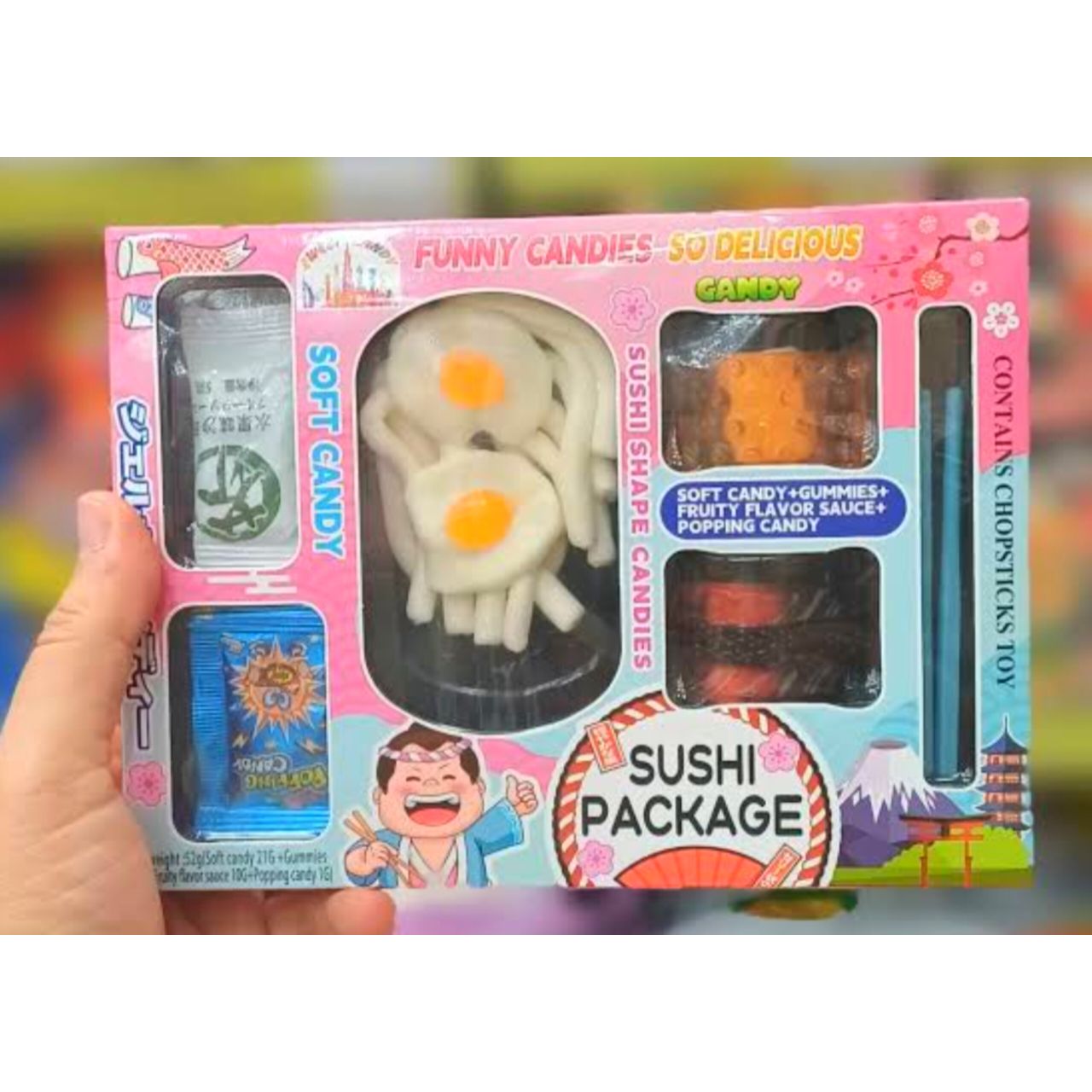 پاستیل پک سوشی ژاپنی sushi