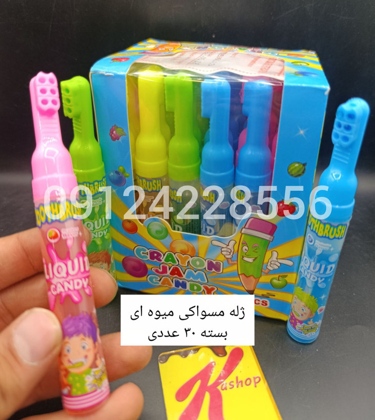 ژله مسواکی میوه بسته 30 عددی