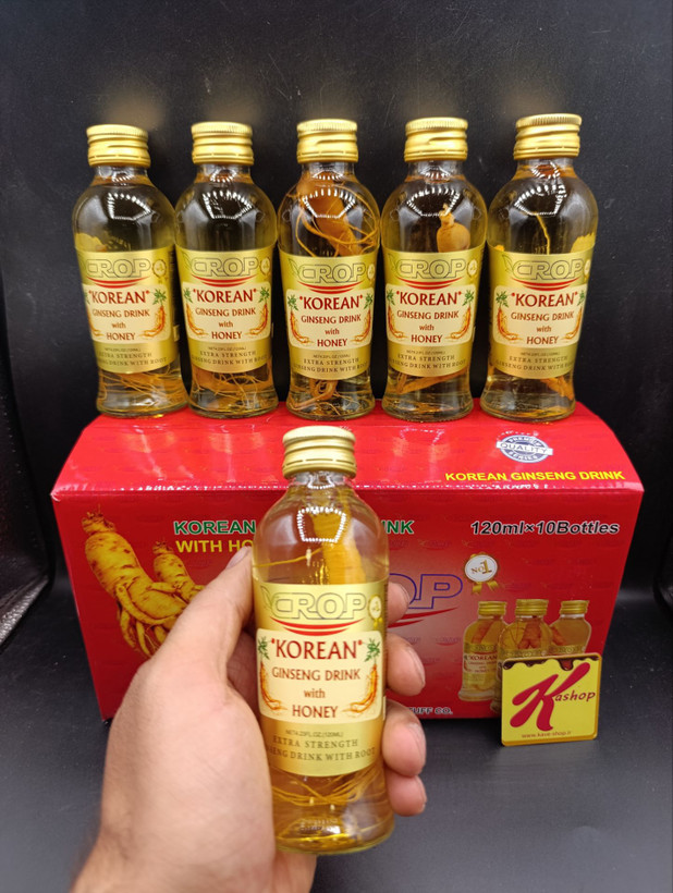 نوشیدنی ریشه جنسینگ و عسل بسته 10 عددی