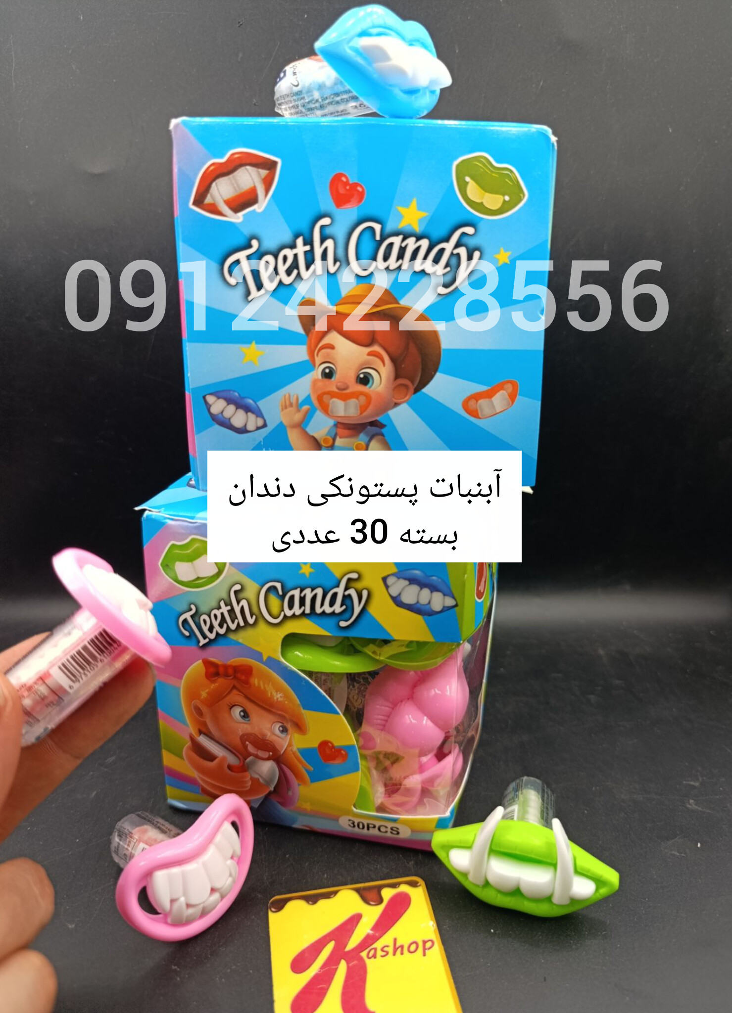 آبنبات پستونکی دندان 30 تایی