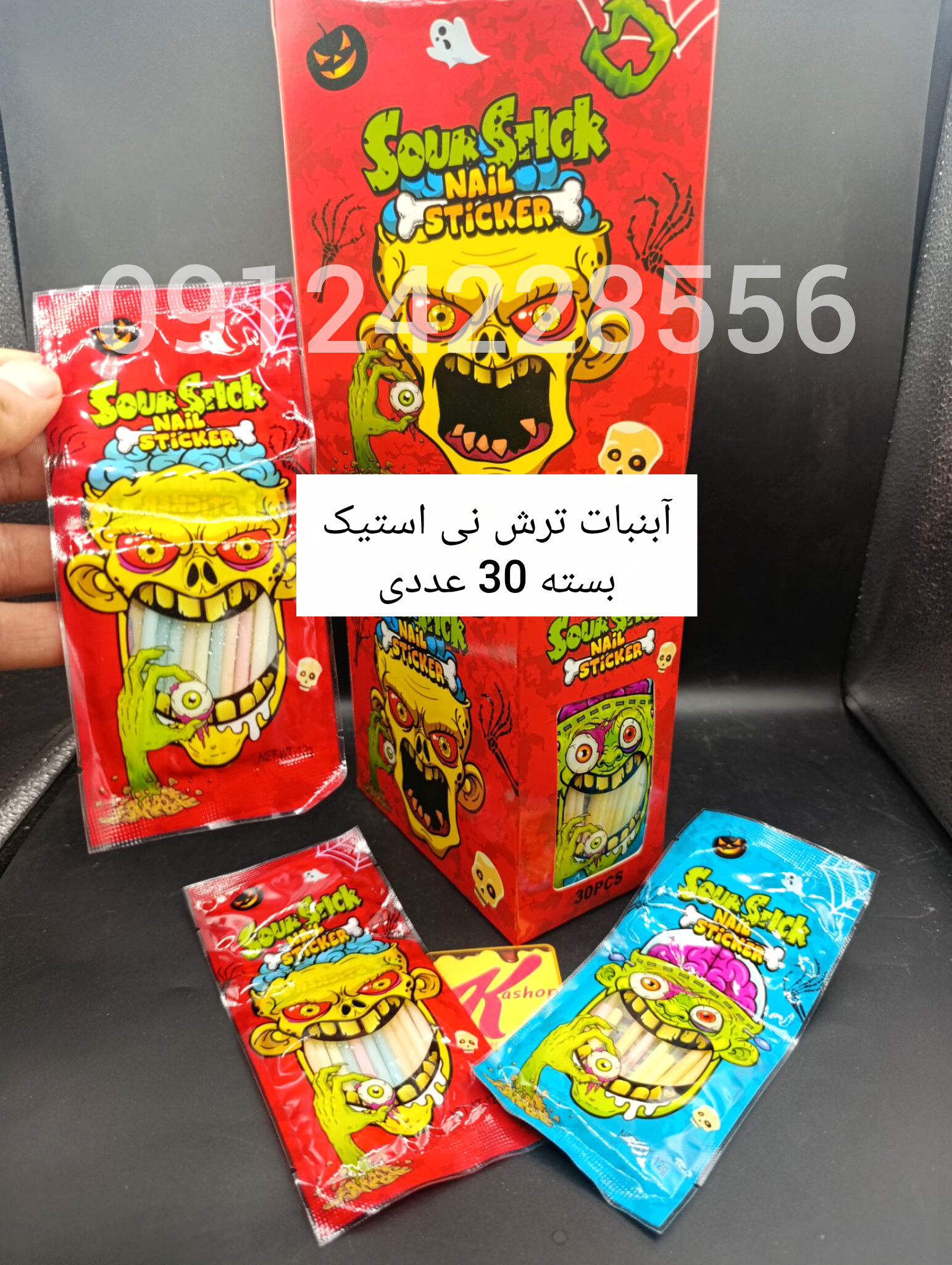 آبنبات ترش نی استیک 30 تایی