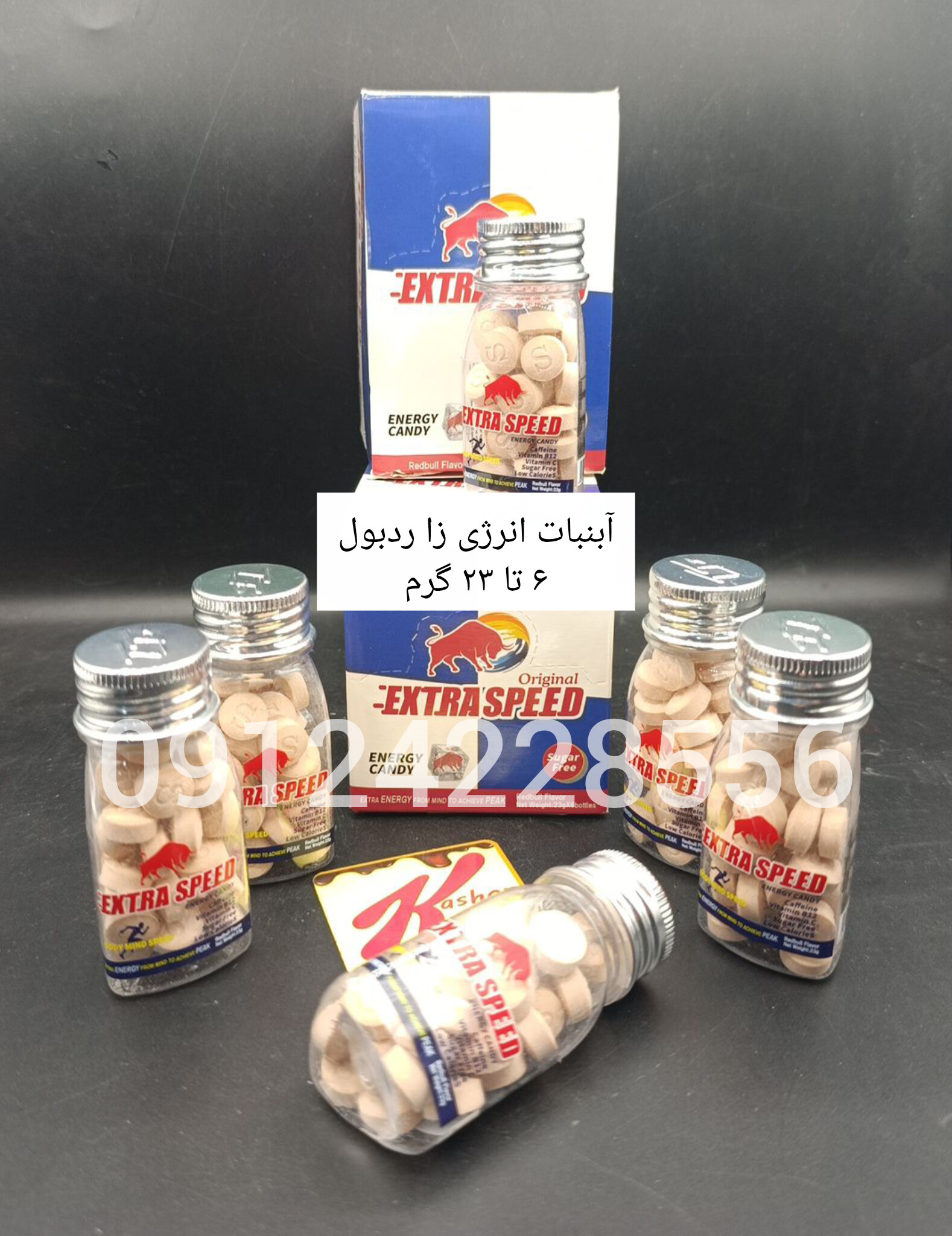 آبنبات انرژی زا ردبول بسته ۶ عددی